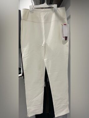 Women with Control White High-Waist Ponte Leggings